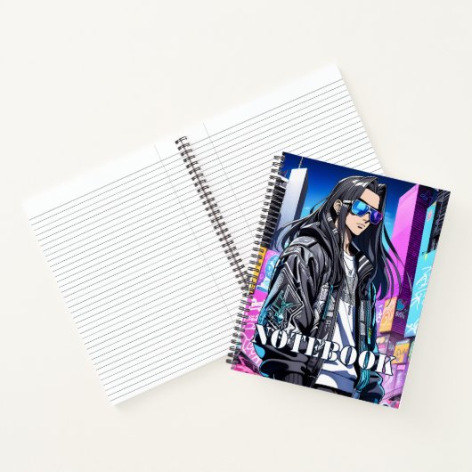 Futuristic Pop Star 0001 Notizblock (Innenseite)