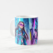Futuristic Pop Star 0002 Kaffeetasse (Vorderseite Links)
