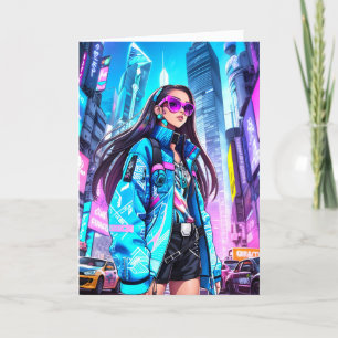 Futuristic Pop Star 0002 Karte