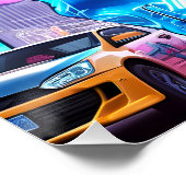 Futuristic Pop Star 0002 Poster (Ecke)