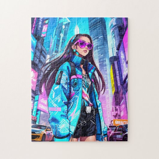 Futuristic Pop Star 0002 Puzzle (Vertikal)