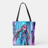 Futuristic Pop Star 0002 Tasche (Rückseite)