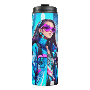 Futuristic Pop Star 0002 Thermosbecher