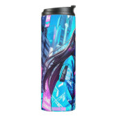 Futuristic Pop Star 0002 Thermosbecher (Nach links gedreht)