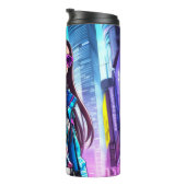 Futuristic Pop Star 0002 Thermosbecher (Nach rechts gedreht)