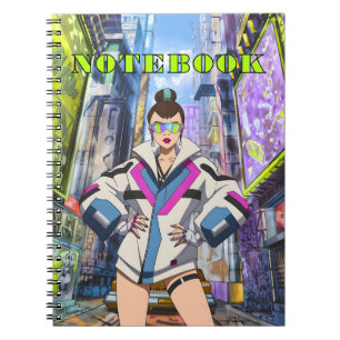 Futuristic Pop Star 0003 Notizblock