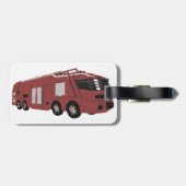 Futuristic Red Sci-Fi Command Vehicle Gepäckanhänger (Rückseite horizontal)