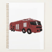 Futuristic Red Sci-Fi Command Vehicle Planer (Vorderseite)