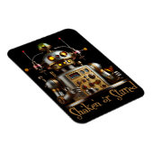 Futuristic Robot Bartender "Shaken or Stirred" Magnet (Rechte Seite)