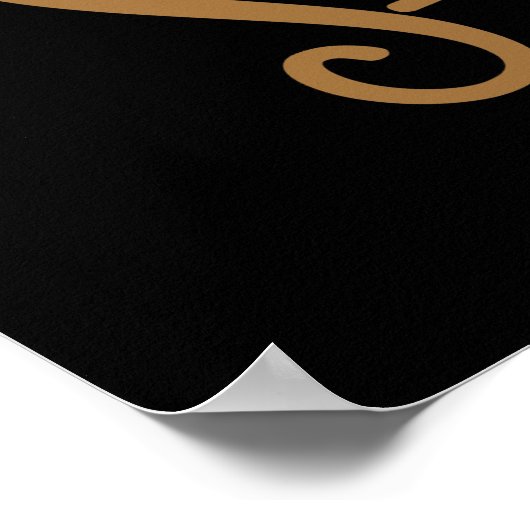 Futuristic Robot Bartender "Shaken or Stirred" Poster (Ecke)