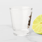 Futuristic Robot Bartender "Shaken or Stirred" Schnapsglas (Links)