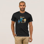 Futuristic Robot "Dream Big 2026" Tech Bella+Canva T-Shirt (Vorne ganz)