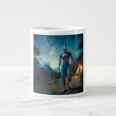 Futuristic Robot in Ancient Landscape Jumbo-Tasse (Vorderseite)
