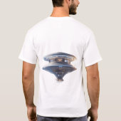 Futuristic Sci-Fi Space Station T-Shirt – Epic (Rückseite)