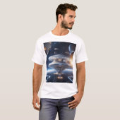 Futuristic Sci-Fi Space Station T-Shirt – Epic (Vorne ganz)