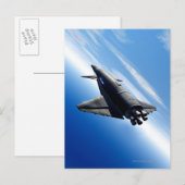 Futuristic Space Shuttle Postkarte (Vorne/Hinten)