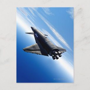 Futuristic Space Shuttle Postkarte