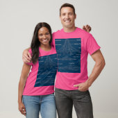 "Futuristic Spacecraft Blueprint Art" T-Shirt (Unisex)