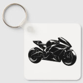 Futuristic Sport Motorcycle Design Schlüsselanhänger (Vorderseite)