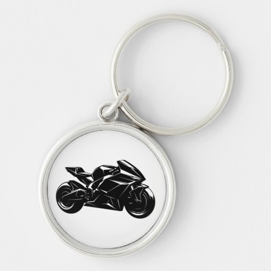 Futuristic Sport Motorcycle Design Schlüsselanhänger (Vorne)