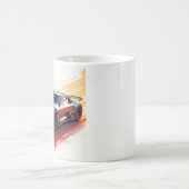 Futuristic Sports Car - Sleek AI Generated Design Kaffeetasse (Mittel)
