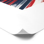 Futuristic Sports Car - Sleek AI Generated Design Poster (Ecke)