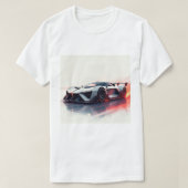 Futuristic Sports Car – Sleek AI-Generated Design  T-Shirt (Design vorne)