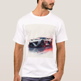 Futuristic Sports Car - Sleek AI Generated Design T-Shirt