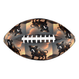 Futuristic Staffordshire Terrier Robot, Football