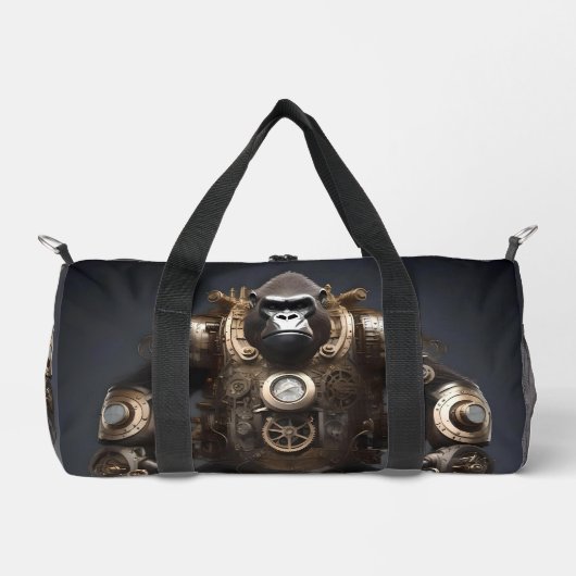 Futuristic Steampunk Gorilla, Duffle Bag (Vorderseite)