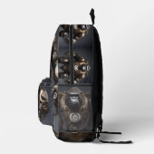 Futuristic Steampunked Gorilla, Bedruckter Rucksack (Rechts)