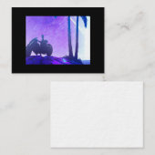  – Futuristic Synthwave Art Visitenkarte (Vorne/Hinten)