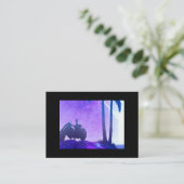  – Futuristic Synthwave Art Visitenkarte (Stehend Vorderseite)