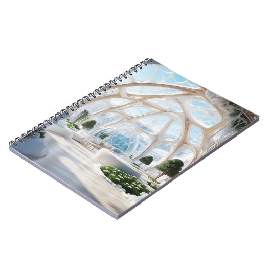 Futuristic Town Notizblock (Linke Seite)