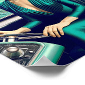 Futuristic Transportation Poster (Ecke)