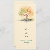 Futuristic tree pedestal - Vorzeichen Einladung (Vorne/Hinten)