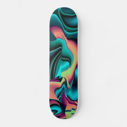 Futuristiktisch, Abstrakt Skateboard (Vorderseite)