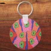 Futuristisch Abstrakt Schlüsselanhänger (Vorderseite)