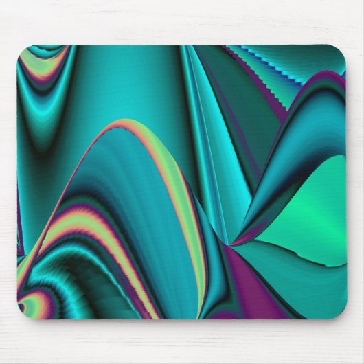futuristisch, Abstrakter Regenbogen Mousepad (Vorne)