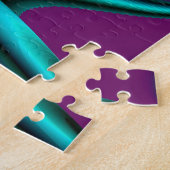 futuristisch, Abstrakter Regenbogen Puzzle (Seite)
