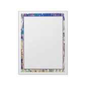 Futuristisch Aquamarin Notizblock (Rotiert)