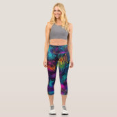 futuristisch capri leggings (Vorderseite)