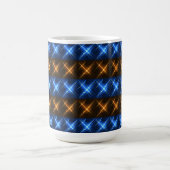 Futuristisch Gestreift Kaffeetasse (Mittel)