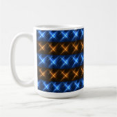 Futuristisch Gestreift Kaffeetasse (Links)