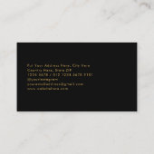 Futuristisch Hexagonal Light Hitech | Modern Visitenkarte (Rückseite)