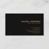 Futuristisch Hexagonal Muster Hitech | Modern Visitenkarte (Rückseite)