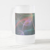 futuristisch mattglas bierglas (Vorderseite Links)