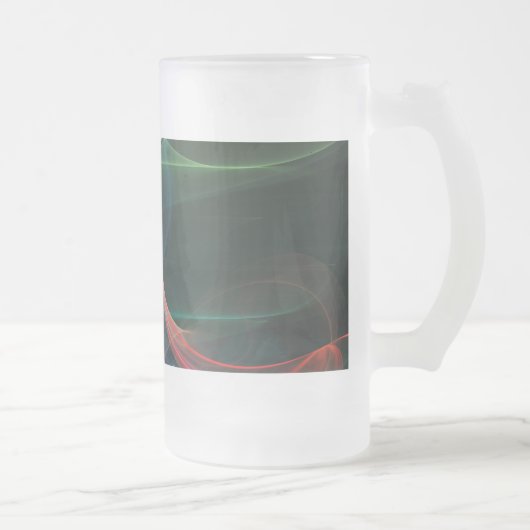 futuristisch mattglas bierglas (Rechts)