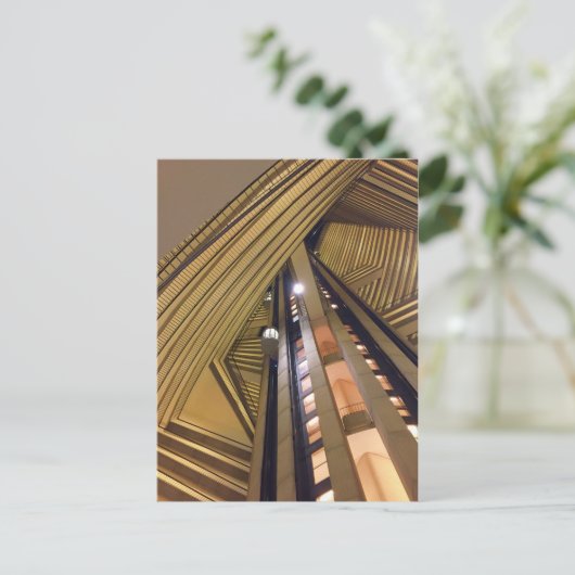 futuristisch postkarte (Stehend Vorderseite)