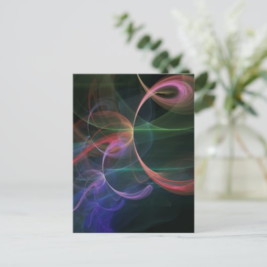 futuristisch postkarte (Stehend Vorderseite)